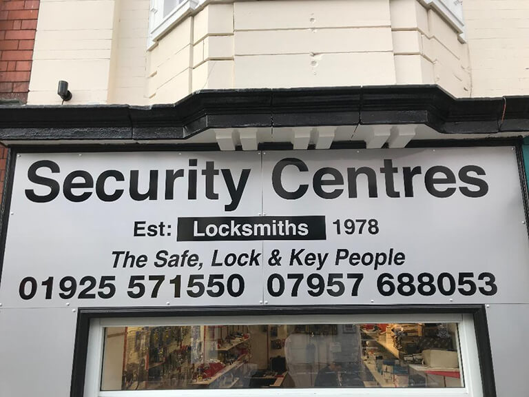 security centres warrington shop front warrington